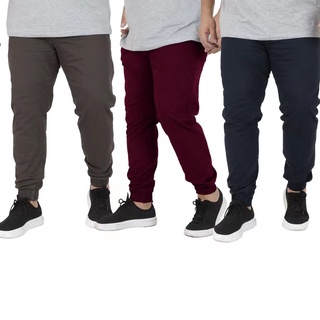 masculinas/feminina calÇas sarja jogger plus size extra grande g1 g2 g3 g4 colorido