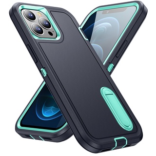 Capa De Proteção De 3 Camadas De Grau Militar Anti-Impacto Resistente Para iPhone 11 12 Pro Max