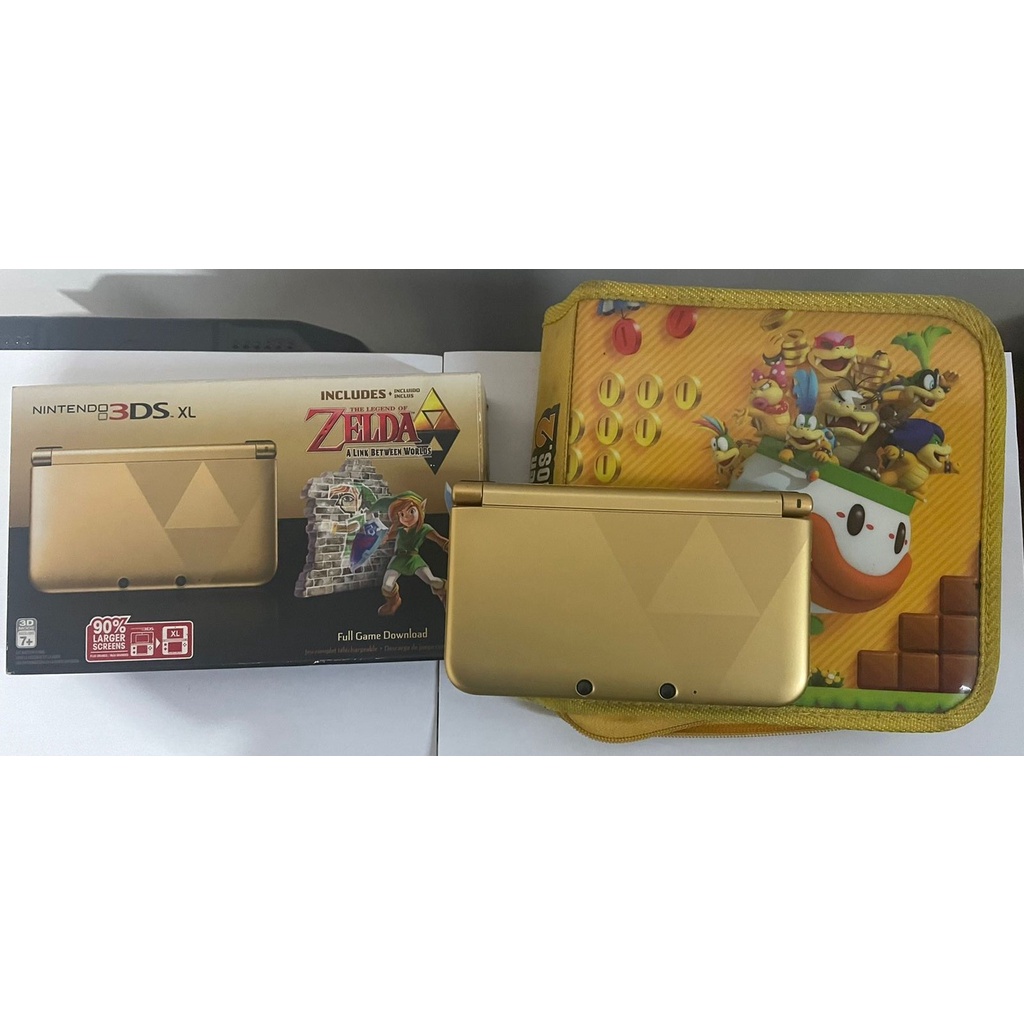 Console Nintendo 3DS XL Gold - The Legend of Zelda: A Link Between Worlds - Nintendo new 3ds ds dourado