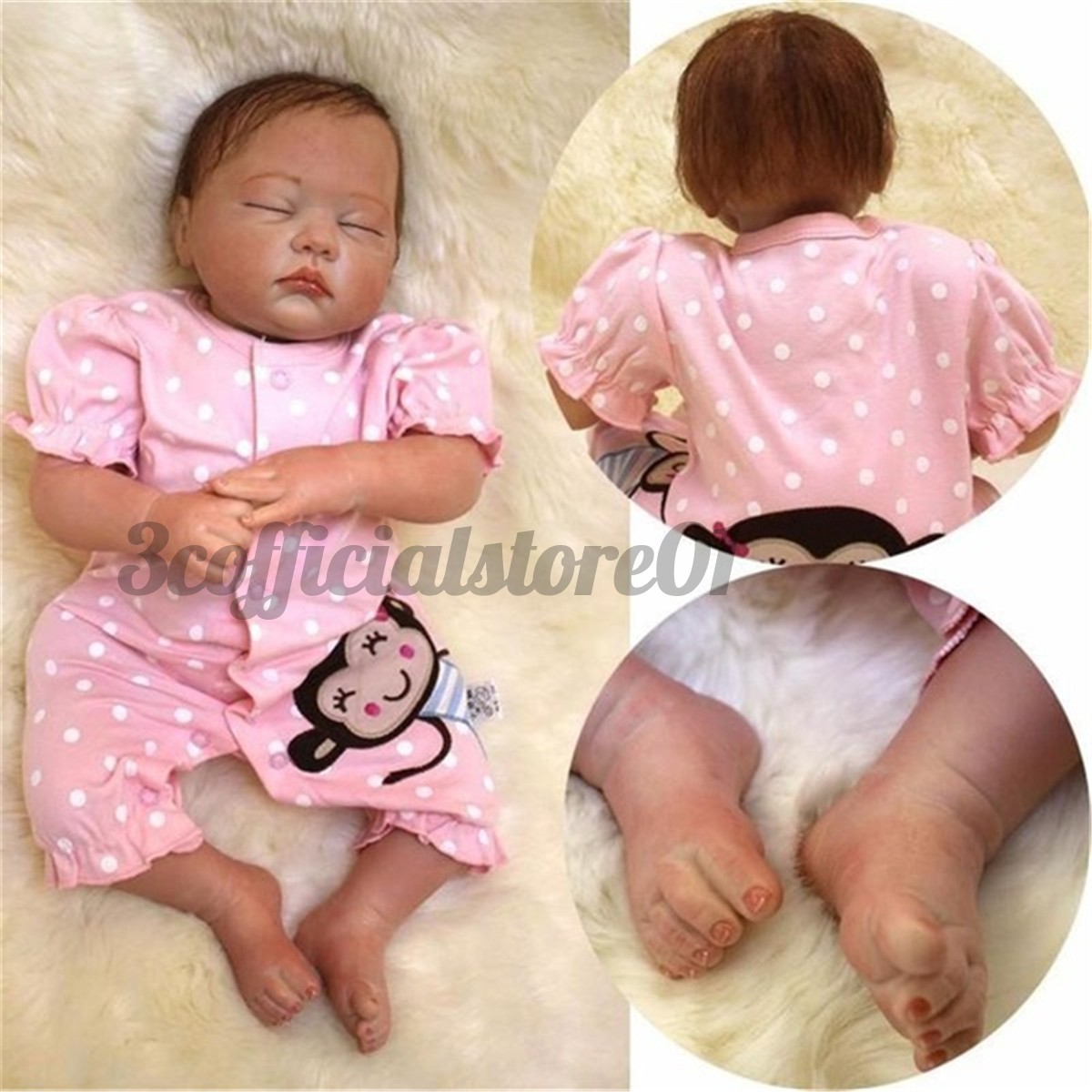 55 Centimetros Handmade Boneca Recem Nascidos Bebe Reborn Menina Vinil Realista Reborn Silicone Baby Dolls Shopee Brasil