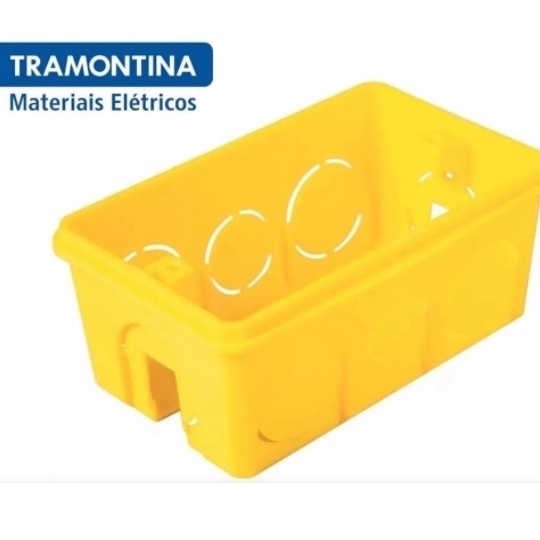 Caixa de luz embutir para casa tramontina unidade