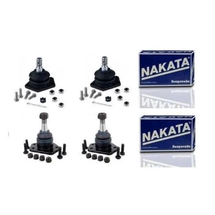 Kit 4 Pivô Suspensão Superior Inferior S10 1996 1997 1998 1999 2000 2001 2002 2003 2004 2005 2006 2007 2008 2009 2010 2011 2012 Nakata em Oferta na Shopee