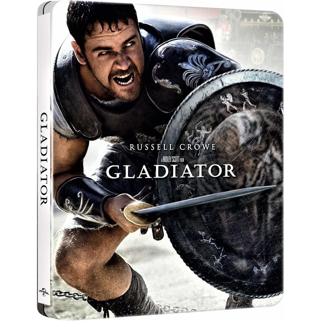 Steelbook Gladiador - Blu-ray + 4K Ultra HD - Original Importado ...