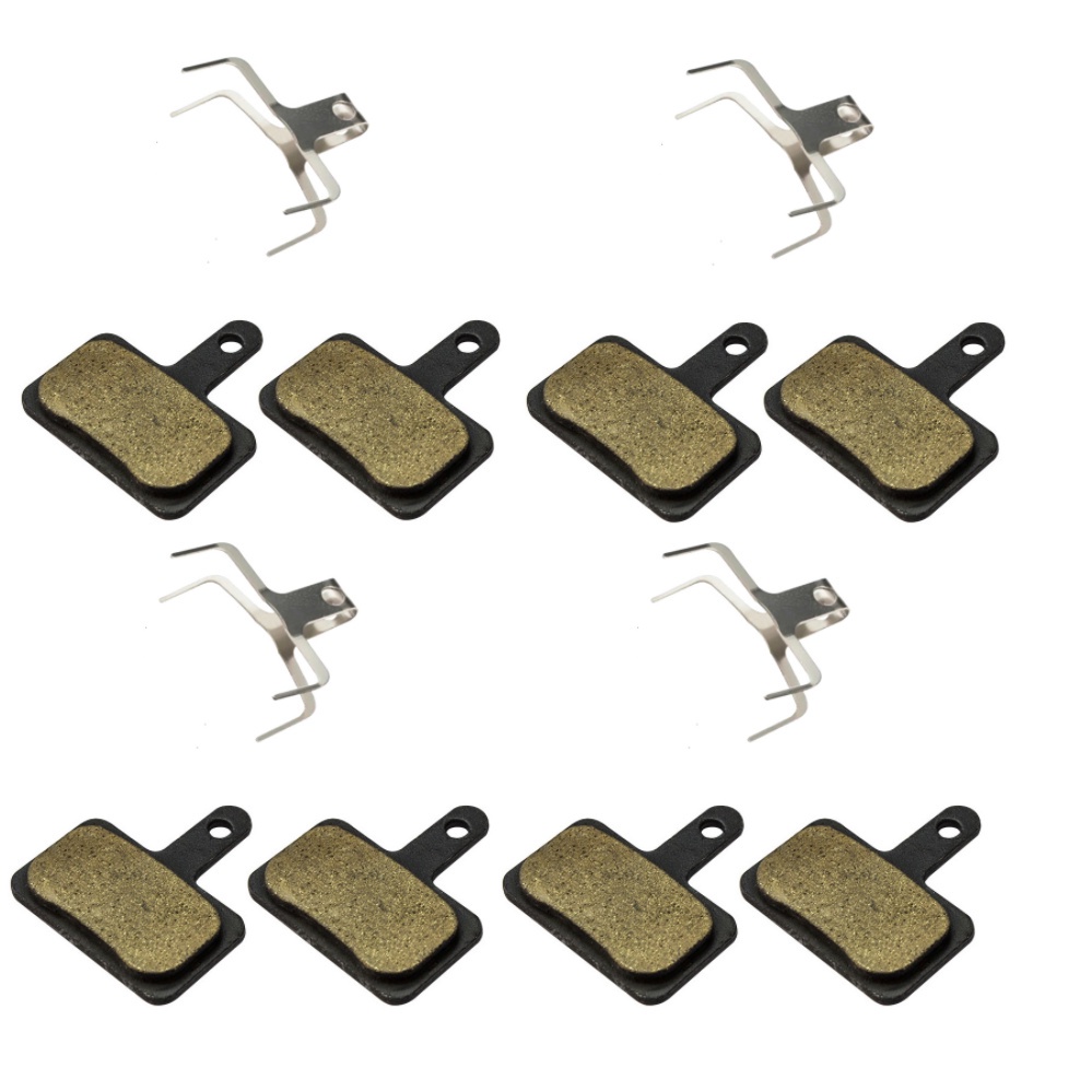 Pastilha Freio Gta - Tipo Shimano M395 M446 4 Pares + Mola