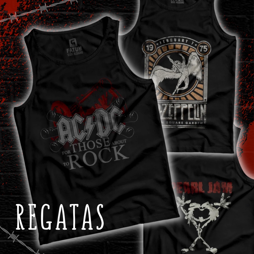 Regatas Bandas Variadas