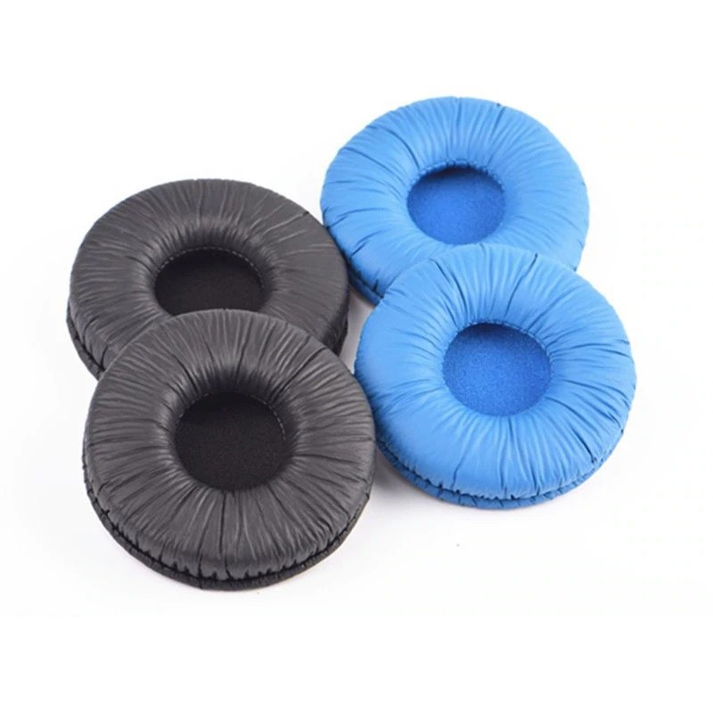 Espumas Earpads P/ Fone Sennheiser Hd 25 + Modelos Muito Top Preto e Azul