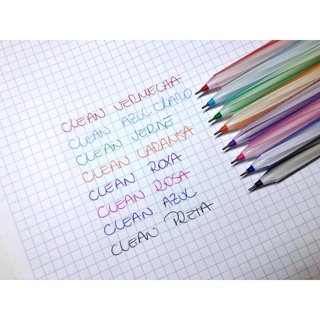 Caneta Cis Spiro Clean ponta agulha fina colorida - Escorrega o Preço