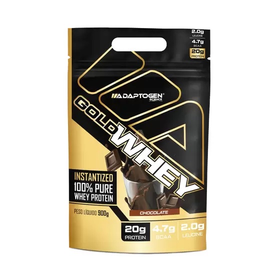 Gold Whey 900g Adaptogen - 100% Whey Protein Concentrado