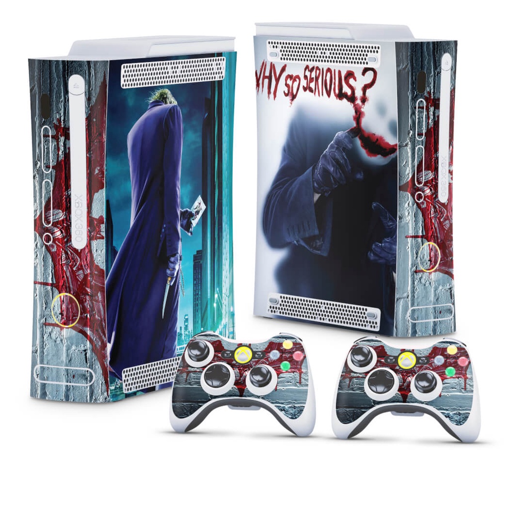 Skin Xbox 360 Fat Arcade Adesivo - Coringa Joker #A
