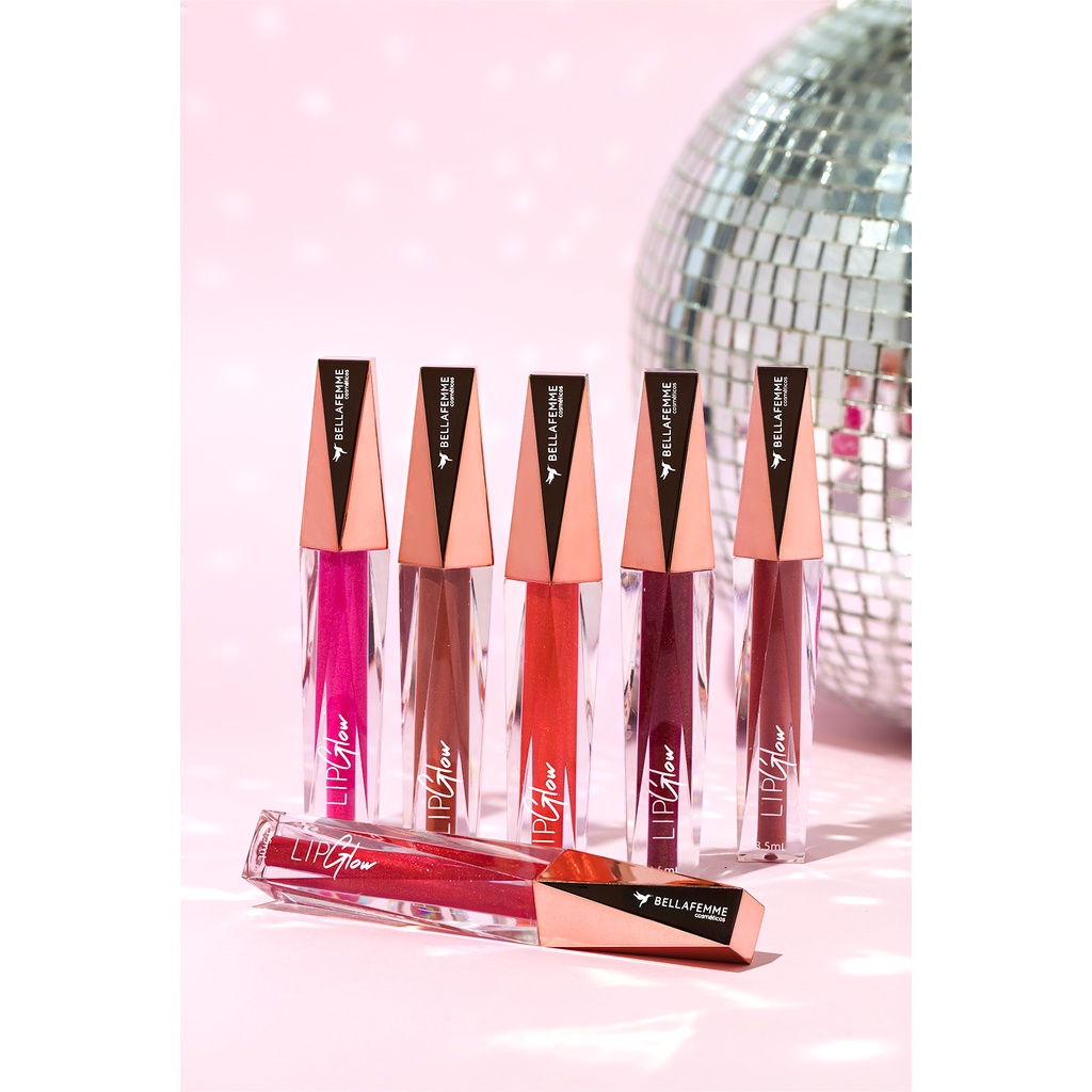 Lip Glow Gloss Labial Com Aplicador Bella Femme Revenda Shopee Brasil