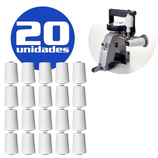 Linha Fio costura boca saco sacaria CONE DE 250G CAIXA c/ 20 CONES