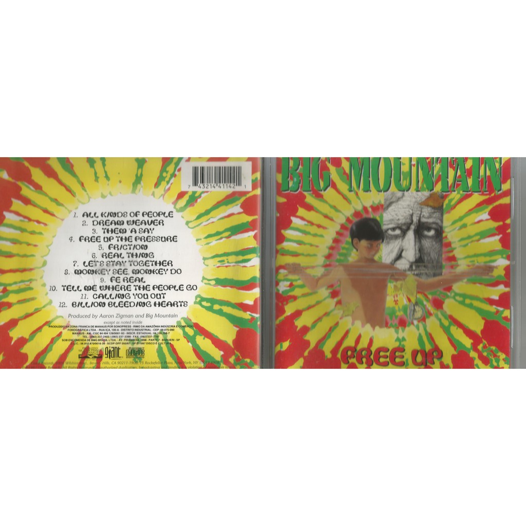 Lote 3 CDs BIG MOUNTAIN (Free Up) Importado EUA + V/a (Salsa Clandestina) + TRIBO DE JAH (Ao Vivo 2000 Anos)