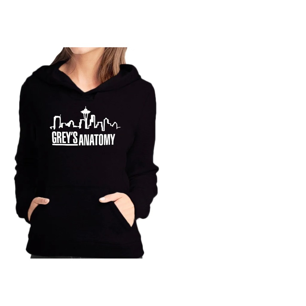 Moletom Canguru Serie Seriado Grey's Anatomy Medico Hospital Casaco Netflix