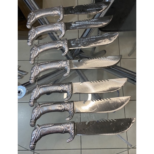 Faca artesanal personalizada Cavalo, égua e águia, cozinha decoração ferramenta