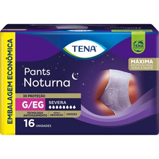 Roupa íntima Tena Pants Noturna G/EG 16 Unidades em Oferta na Shopee