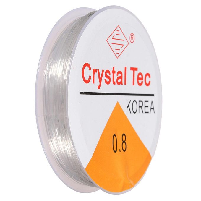 Fio De Silicone Elástico P/ Pulseiras - 0.8mm - 10 Metros