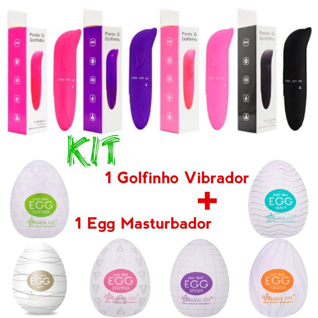 Kit Vibrador Golfinho Ponto G Aveludado Egg Ovo Masturbador Fem E Masc Shopee Brasil 5952