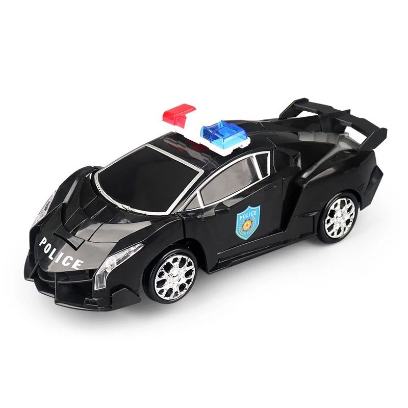 Carrinho Transforma em Robô Brinquedos Som E Luz Super Robô