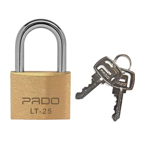 Cadeado de Latão com 2 Chaves 25mm LT-25 Pado