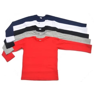 KIT COM 5 CAMISAS CAMISETAS MANGA LONGA MALHA FRIA CASUAL TOP