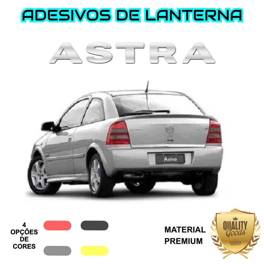 Adesivo de Lanterna Astra Hatch 2003 Em Diante