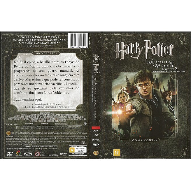 DVD Harry Potter - E As Relíquias da Mortes Parte 2 (Harry Potter and the Deathly Hallows - Part 2)
