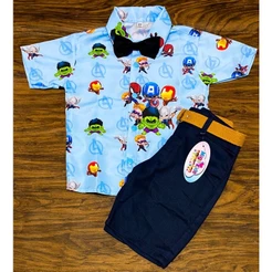 Conjunto Temático Infantil Vingadores