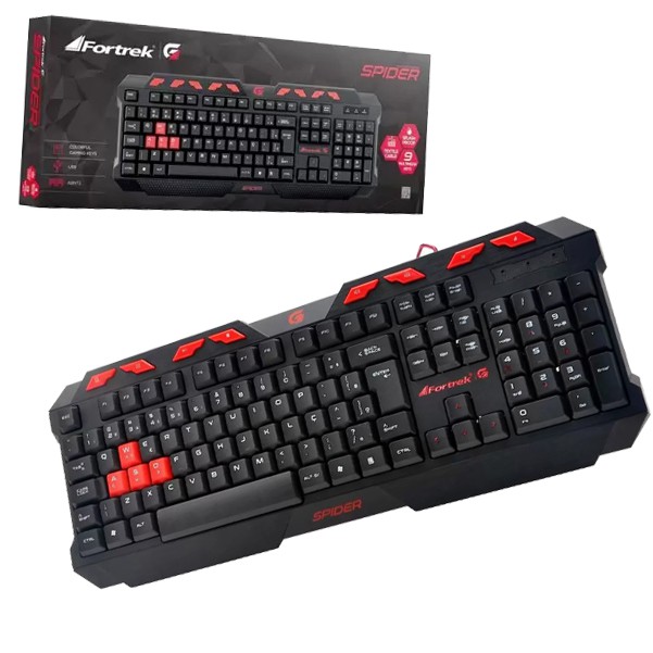 Teclado Gamer Custo Beneficio Spider Fortrek Barato | Shopee Brasil
