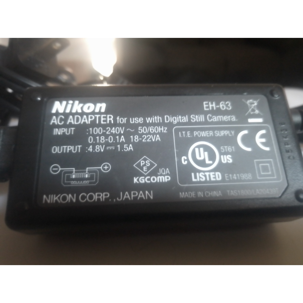 Nikon AC Adapter EH-63 | Shopee Brasil