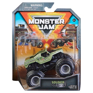 Carrinho Monster Jam - Escala 1:64 - Soldier Fortune
