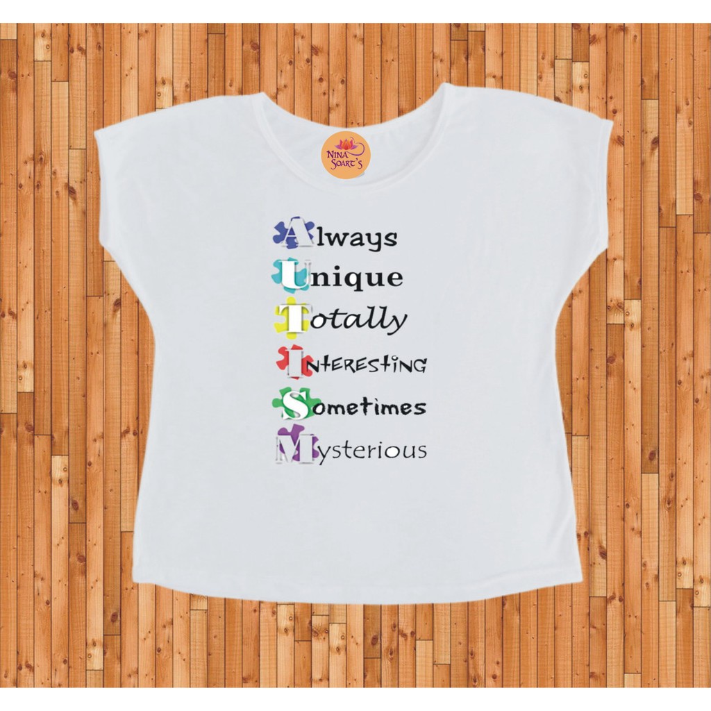 T Shirt Autista Frases | Shopee Brasil