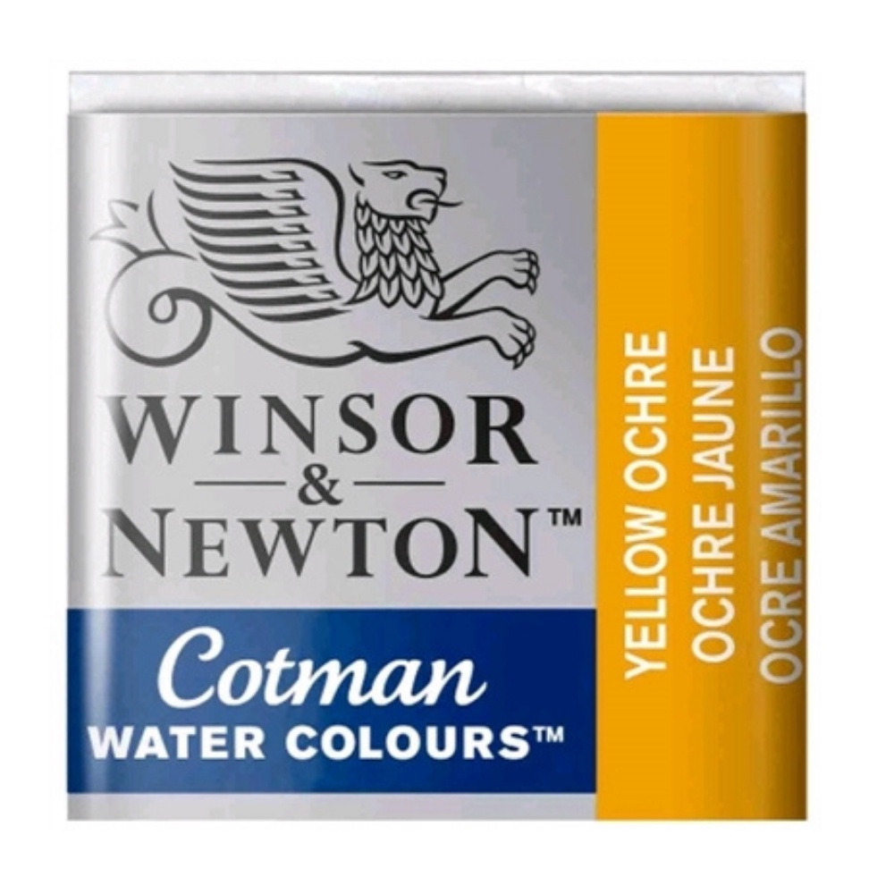 Aquarela Winsor & Newton Cotman Pastilha 744 Yellow Ochre