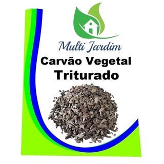 2kg Carvão Triturado sem Pó ou Triturado com Pó Substrato Orquídeas