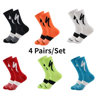 4 Pairs cycling running sport socks Men women Outdoor Socks
