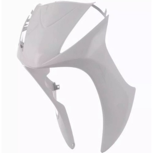 Bico Frontal Honda Biz 125 15/17 Ex Branco andes Perolizado