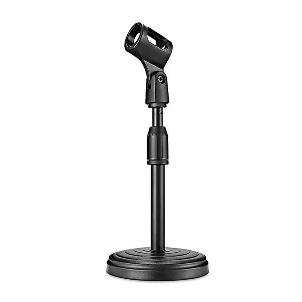 Mini Pedestal Suporte Microfone Mesa Bumbo Cajon estudio youtube radio 35cm — imagem 2 de 2