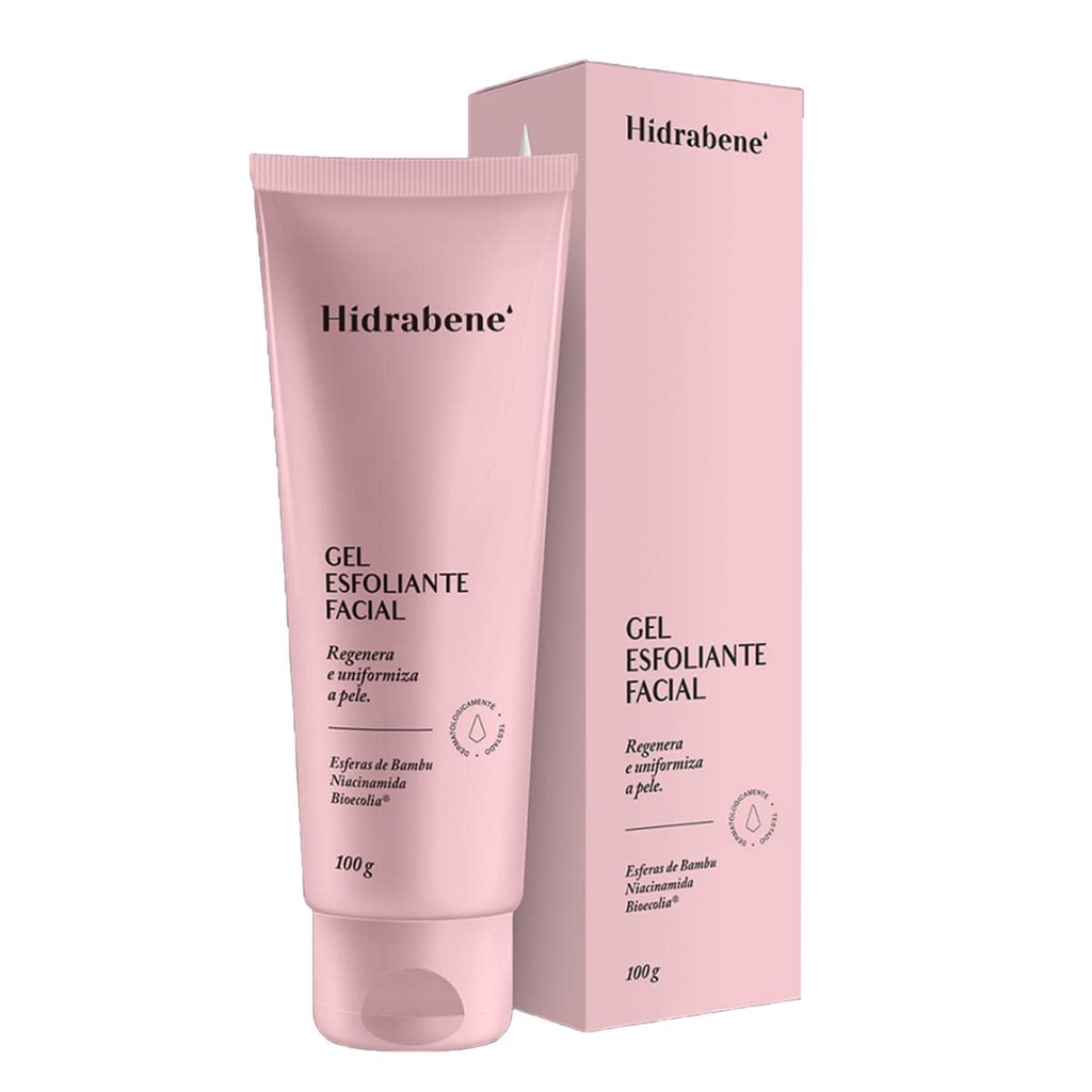 Gel Esfoliante Facial Dahuer 100g - Hidrabene em Oferta na Shopee