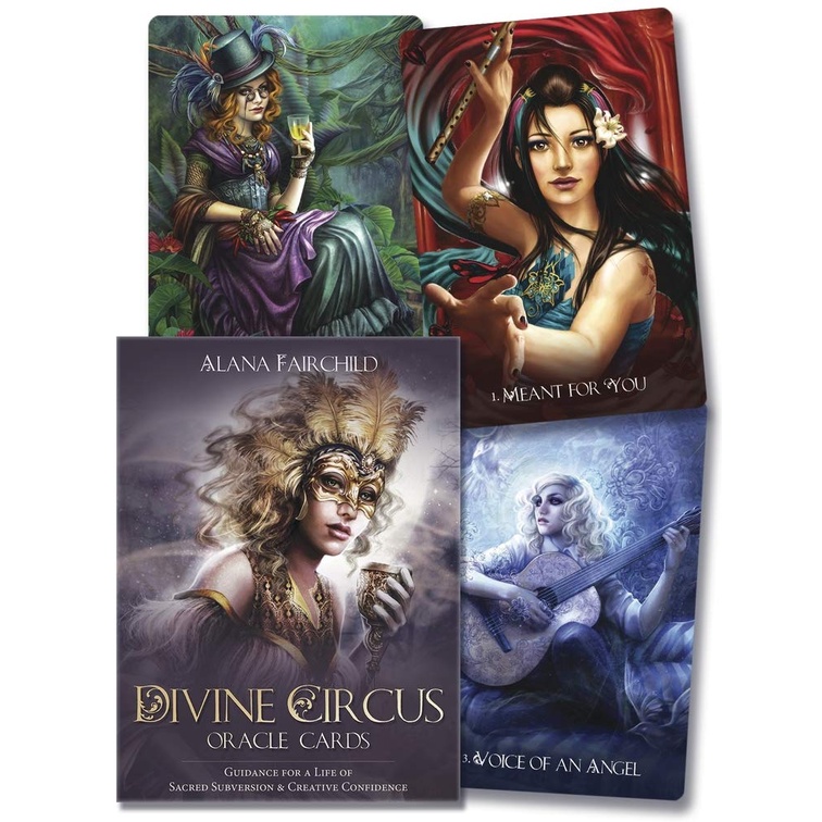 Divine Circus Oracle: Guidance for a Life of Sacred Subversion & Creative Confidence Cartas