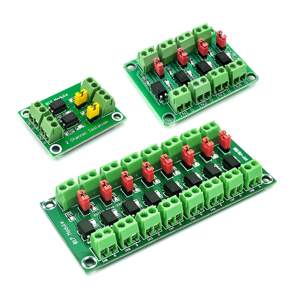 PC817 2 4 8 Canais Optoacoplador Placa De Isolamento Módulo Adaptador Conversor De Tensão 3.6-30V Driver Isolado Fotoelé em Oferta na Shopee