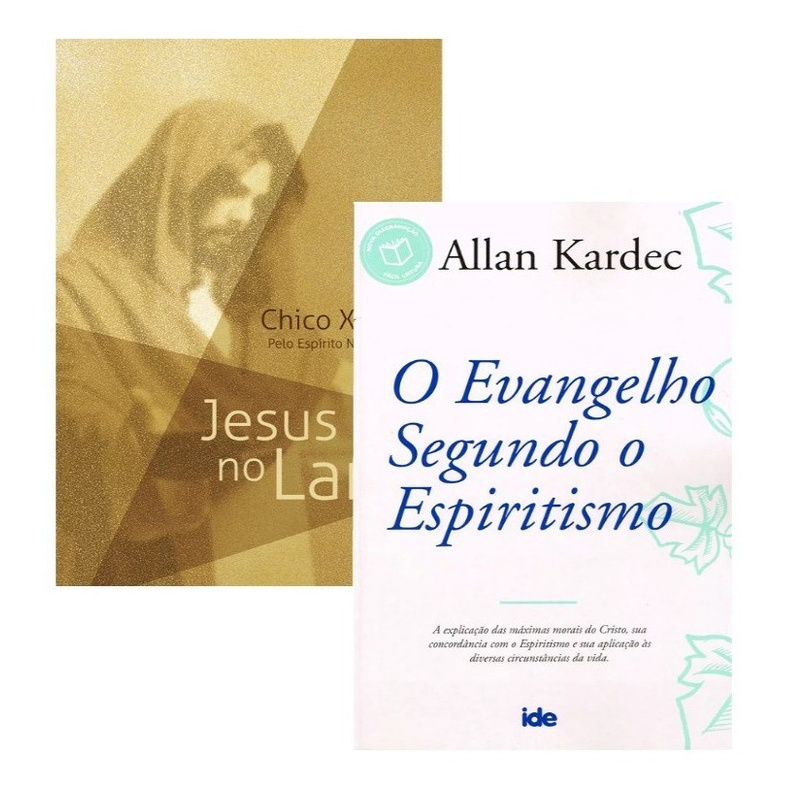 Evangelho Segundo O Espiritismo e Jesus No Lar - Kit Culto no Lar ...