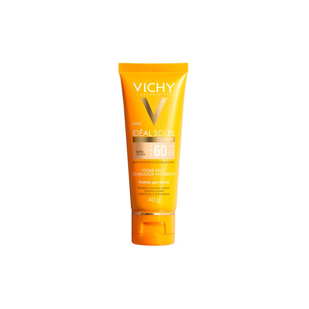 Vichy Idéal Soleil Protetor Solar Clarify Extra Clara FPS60 40g - Beauty