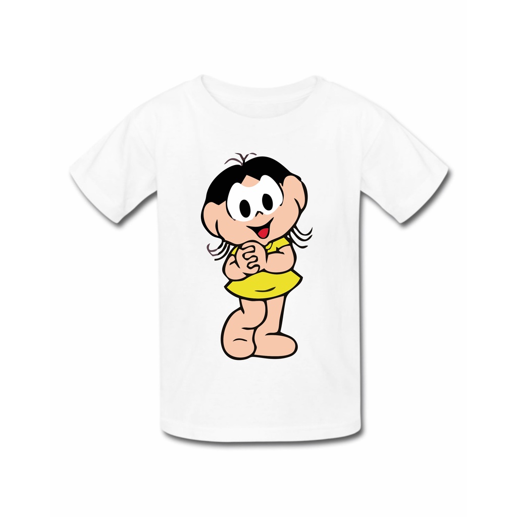 Roupa infantil Camiseta Menino Menina turma mônica magali chico bento cebolinha cascão coelho sansão