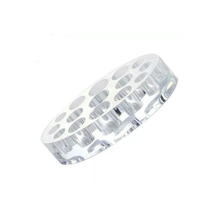 Porta Batoque Oval em Acrilico 15 Furos em Oferta na Shopee