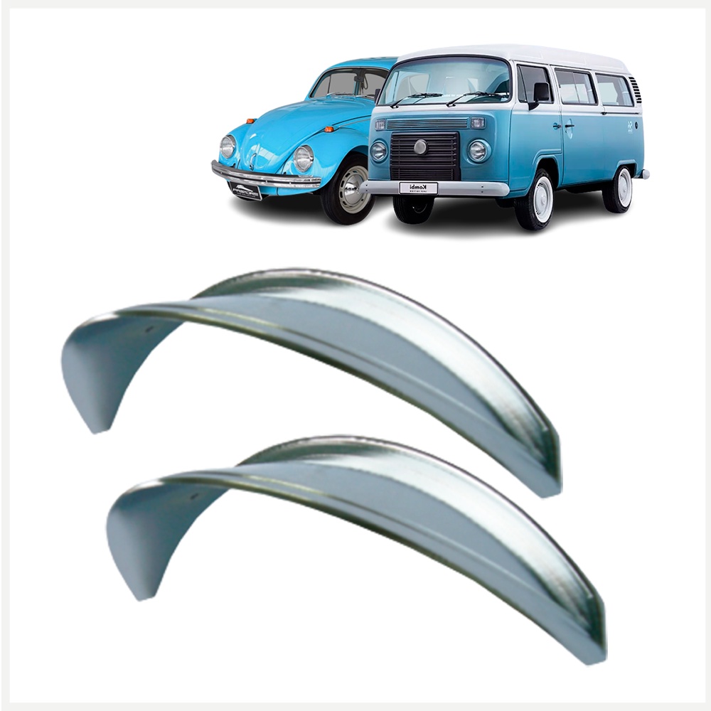Pestana Farol Fusca 1973 a 1986 Kombi 1976 a 2014 Par Cromado - Shekparts