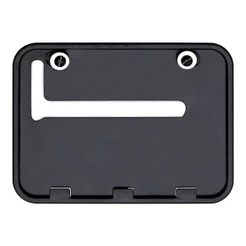 Moldura Porta Placa Moto - Modelo Mercosul 20x17cm