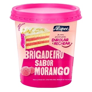 Brigadeiro De Morango (bicho De Pé) 950gr - Alispec