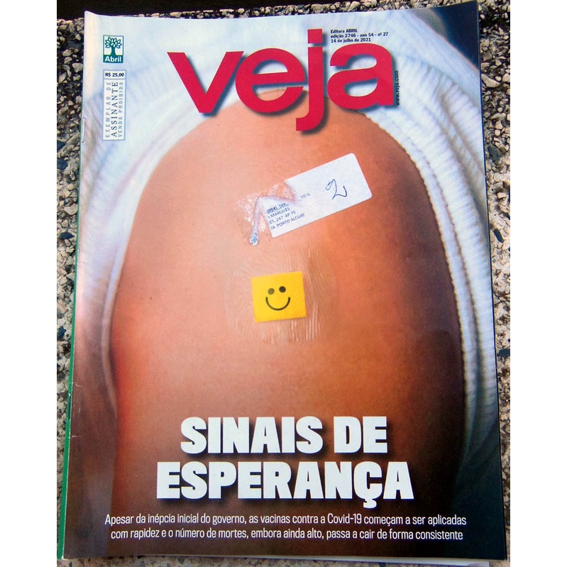 Revista Veja nº 2746 Gilmar Mendes Sasha Rayssa Leal - Julho 2021