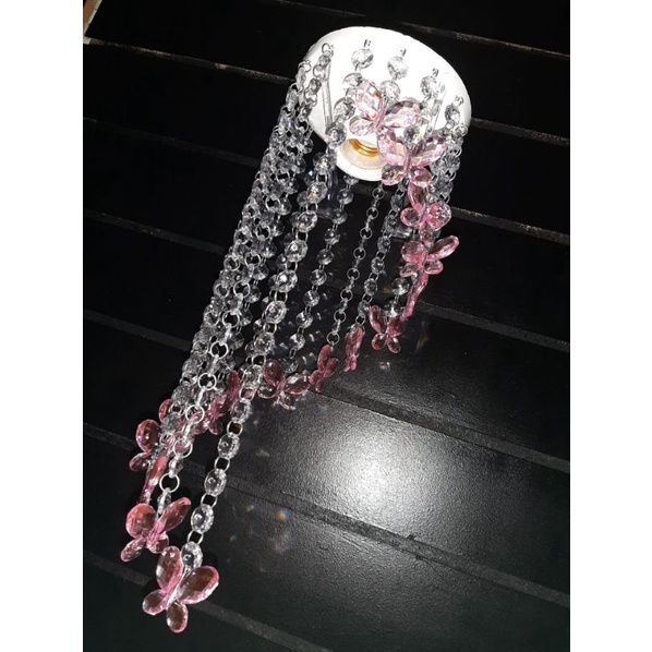lustre infantil menina princesa borboletas quarto jardim encantados espaço baby bebê criança l