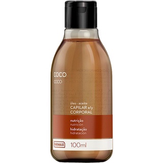 Óleo de Coco 100 ML Farmax - Cabelo e Corpo - Produto Original