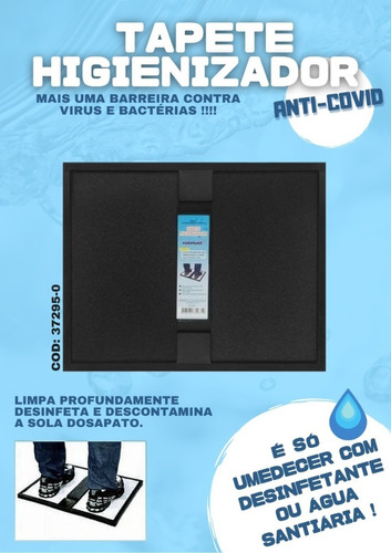 Kit 2 Tapetes Sanitizante Higienizador Loja, Comercio, ...